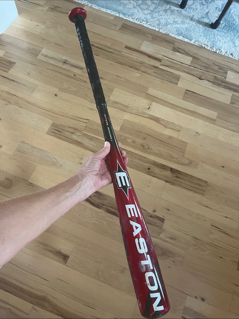 Easton Rampage Baseball Bat - Red and Black Finish